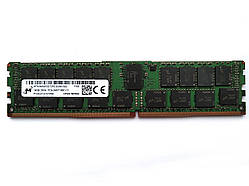 Оперативна пам'ять Micron DDR4 16 GB 2400 MHz PC4-19200T 2Rx4 ECC REG Б/У (№785)