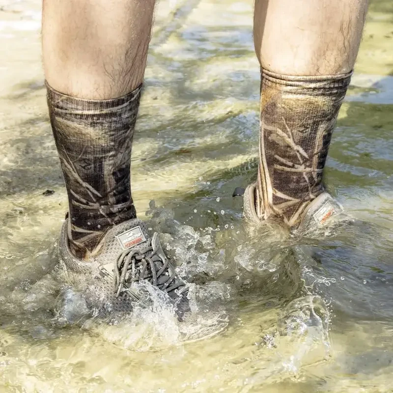 Шкарпетки водонепроникні для риболовлі полювання та туризму Dexshell StormBLOK, p-p L, Колір хакі