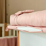 Сповивальний матрацик поплін із рюшем 60х80 Пудра, фото 6