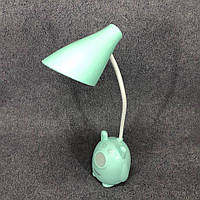 Настольная лампа TaigeXin LED TGX 792, Настольная лампа на гибкой ножке, лампа сенсорная. TA-267 Цвет: зеленый