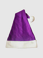 Новогодняя Шапка Деда Мороза Happy Cap, цвет Фиолетовый