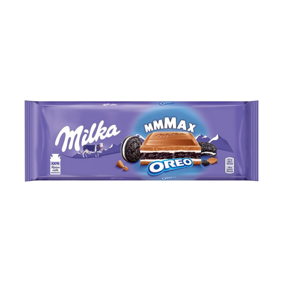 Шоколад Milka зі шматочками печива Орео 300 г