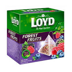 Упаковка 10 шт Чай фруктовий LOYD з лісовими ягодами 40г