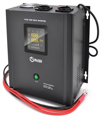 Інвертор для газового та твердопаливного котла, ДБЖ, 1000VA, 700 Вт, 12 V, В