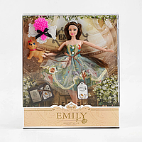 Дитяча шарнірна лялька Emily шарнірна з аксесуарами QJ 078 B у коробці