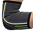 Компресійний налокітник MadMax MFA-283 3D Compressive elbow support Dark grey/Neon green (1шт.) M, фото 2