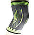 Компресійний наколінник MadMax MFA-284 3D Compressive knee support Dark grey/Neon green (1шт.) L, фото 4