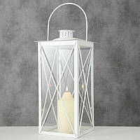 Ліхтар Маяк білий метал h36см Гранд Презент 3550000