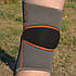 Наколінник MadMax MFA-297 Knee Support with Patella Stabilizer Dark Grey/Orange L, фото 7