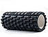 Масажний ролик (роллер) U-POWEX EVA foam roller (33x14см.) Black, фото 7
