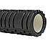 Масажний ролик (роллер) U-POWEX EVA foam roller (33x14см.) Black, фото 9