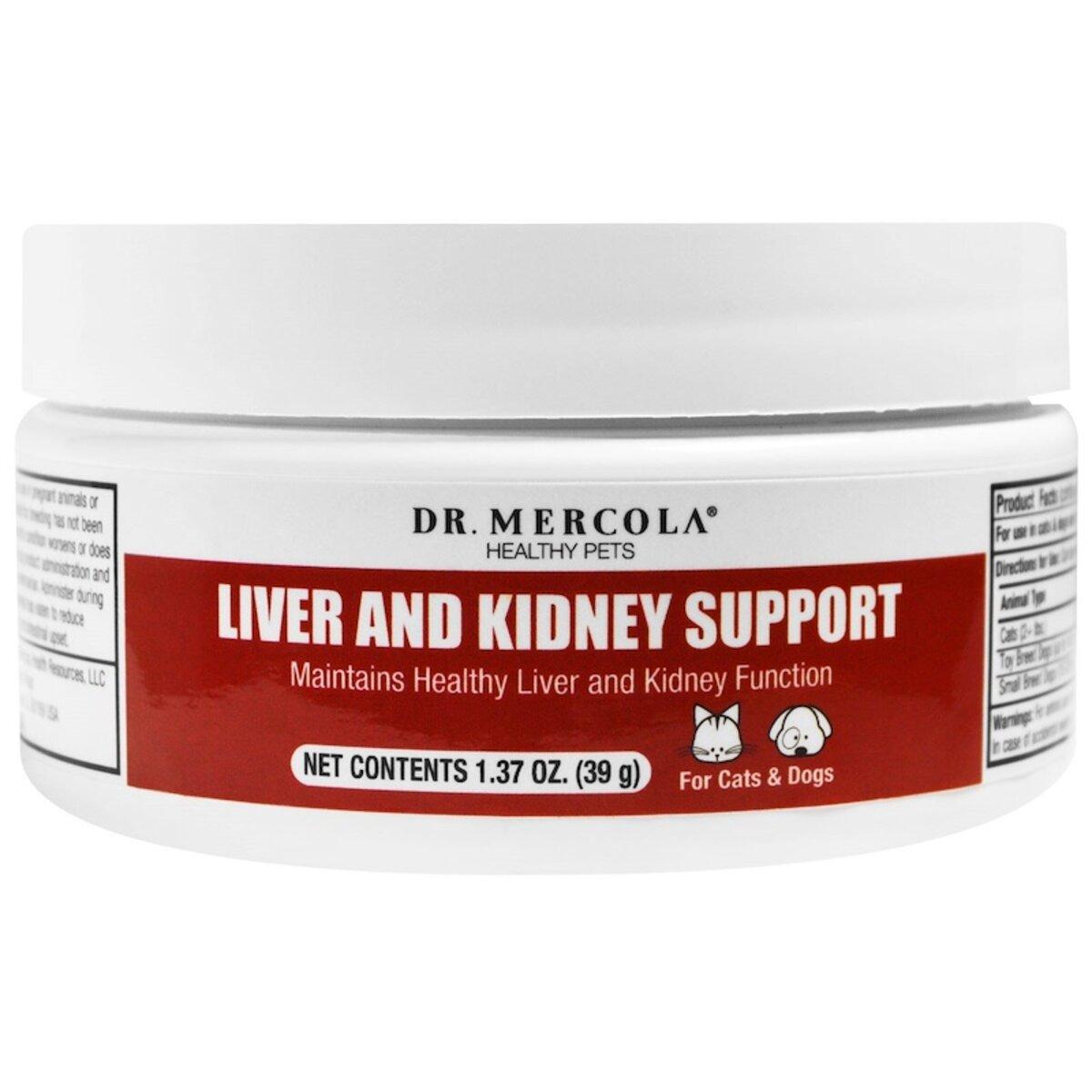 Dr. Mercola, Liver and Kidney Support for Pets, 1.37 oz (39 g) By Dr. Mercola