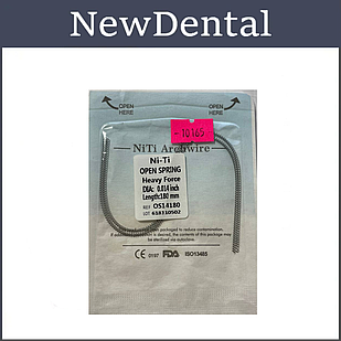Відкриваюча пружина Ni-Ti Heavy 180мм 0,014*0,030