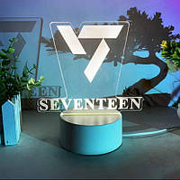 Ночник Seventeen. Для настоящих фанатов