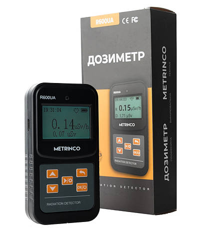 Дозиметр METRINCO R600UA (зі Свідоцтвом про метрологічне калібрування ISO 17025), фото 1