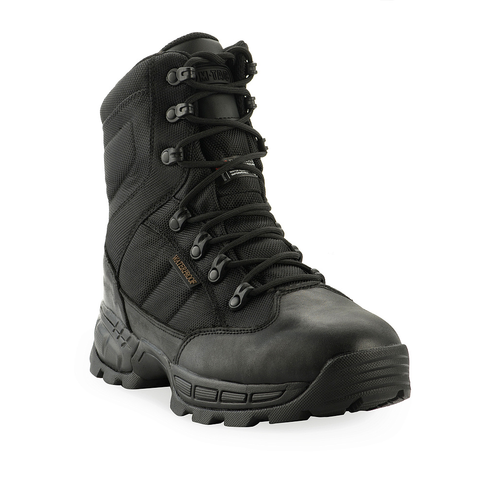 M-Tac черевики чоловічі тактичні зимові Thinsulate Black, взуття зсу, черевики зимові армійські військові