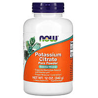 Цитрат Калія, Potassium Citrate Pure Powder, Now Foods, 340 г