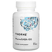 GABA (Гамма-аминомасляная кислота) 100 мг, Pharma GABA-100, Thorne Research, 60 капсул