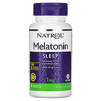 Мелатонін із уповільненим вивільненням, 1 мг, Melatonin, Time Release, Natrol, 90 таблеток