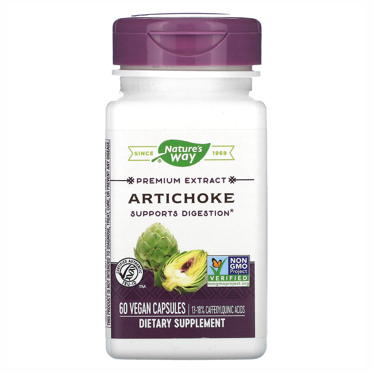 Artichoke Supports Digestion - 60 vcaps - фото 1 - id-p2026903636