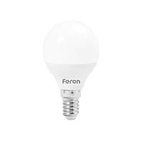 Лампа светодиодная Feron LB-195 P45 230V 7W E14 4000K