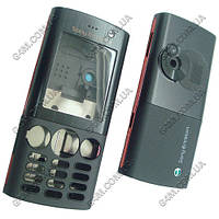 Корпус для Sony Ericsson K630i чорний з червоним