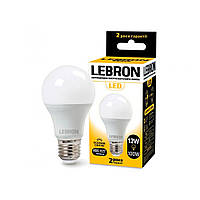 Лампа светодиодная Lebron LED L-A60 12W E27 4100K 1050Lm угол 240°