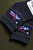 Шкарпетки дитячі махрові для хлопчика темно-синього кольору 167964M, фото 2