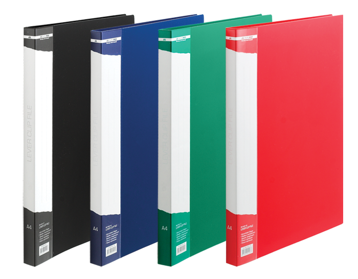 Папка А4 пластикова з боковим притиском "Buromax" ВМ 3402 асорті