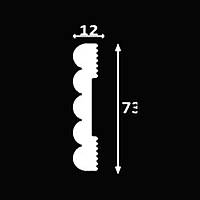 Плинтус потолочный Оptima Decor W73 2 м