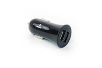 Автомобильное зарядное устройство 2 USB (12/24V - 5V 2,1A) черный 12 Atelie 9518041