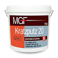 Декоративная штукатурка MGF Kratzputz К15 Барашек 25 кг