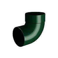 Отвод трубы Rainway одномуфтовый 87° 100 мм зеленый