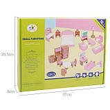 Розвиваючий набір іграшкових меблів (22 предмети) від Obetty, фото 3