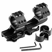 Кронштейн кріплення для монокуляра швидкоз'ємне 25,4мм/30мм.з виносом в перід