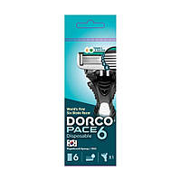 Бритва одноразовая Dorco PACE 6 лезвий 1 шт