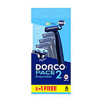 Бритва одноразовая Dorco PACE 2 лезвия 6 шт