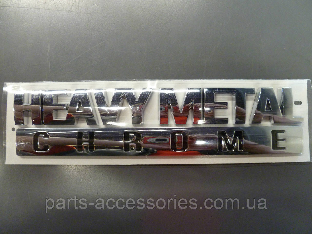 Nissan Titan 2008-2015 Емблема значок напис Heavy Metal Chrome Нова Оригінал
