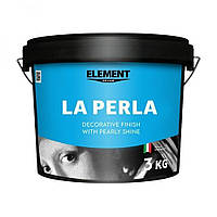 Декоративное покрытие Element Decor La Perla с перламутровым блеском 3 кг
