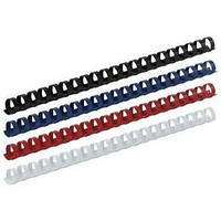 Пружини пластикові 19мм (100шт) Buromax ВМ 0506 (біла, чорна)