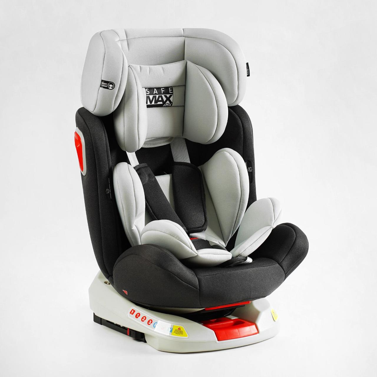 Автокрісло універсальне Joy SafeMax SF-62860 система ISOFIX група 1-2-3 поворот на 360 градусів