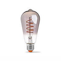 Лампа светодиодная Videx 296609 Filament LED ST64FG 4W E27 2100K 220V