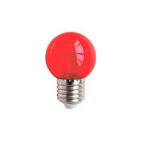 Светодиодная лампа Feron LB-37 G45 230V 1W E27 красная