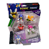 Набор игровых фигурок SONIC PRIME ПРИКЛЮЧЕНИЯ ЭМИ (5 фигурок, 6,5 cm) Baumar - То Что Нужно