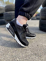 Женские кроссовки Nike Air Max 90 Black White 1