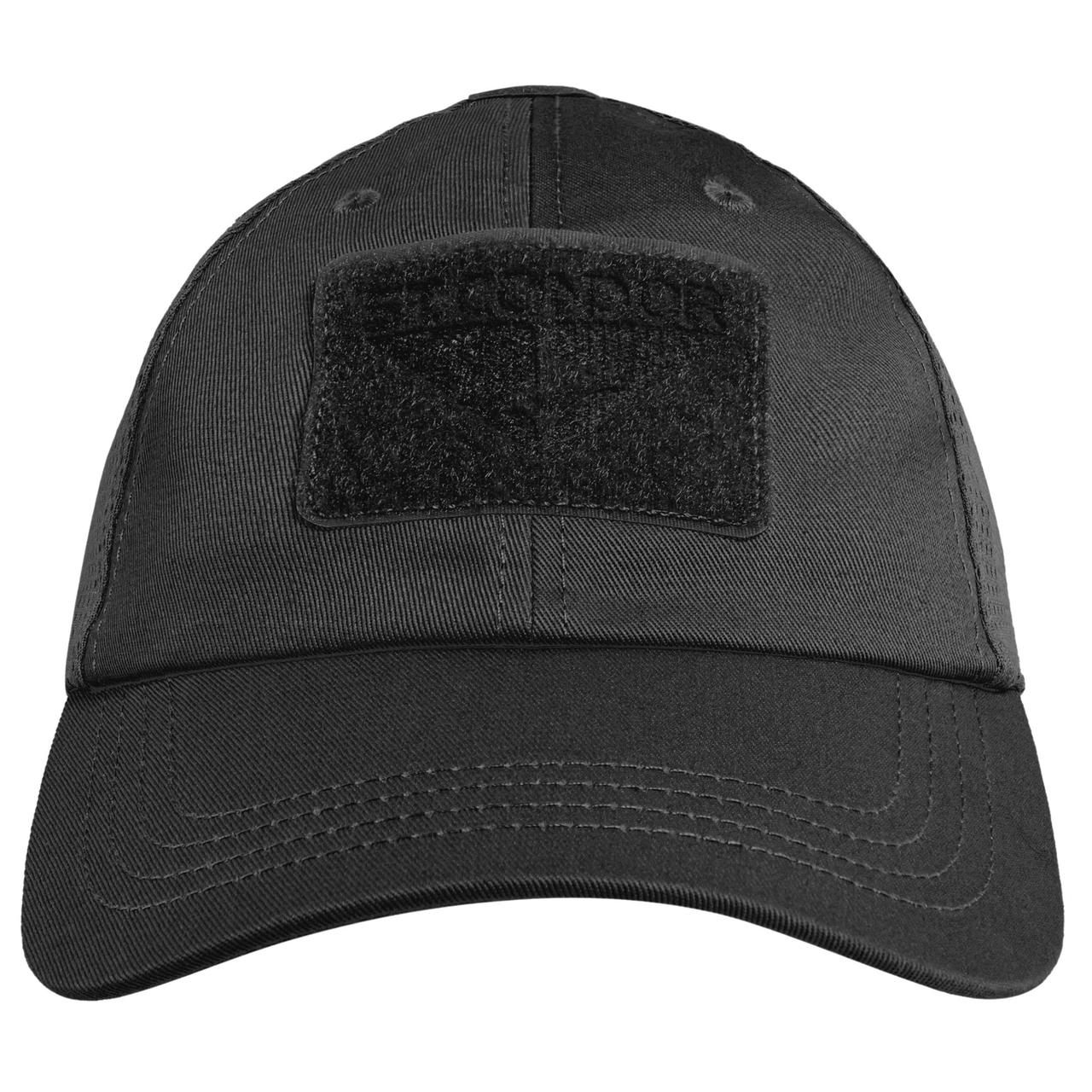 Бейсболка Condor Mesh Tactical Cap - Black - фото 2 - id-p1921358330