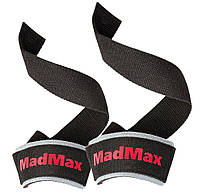 Лямки для тяги MadMax MFA-267 PWR Straps Black/Grey/Red I'Pro