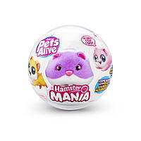 Интерактивная мягкая игрушка PETS ALIVE S1 ЗАБАВНЫЙ ХОМЯЧОК (фиолетовый) Baumar - То Что Нужно