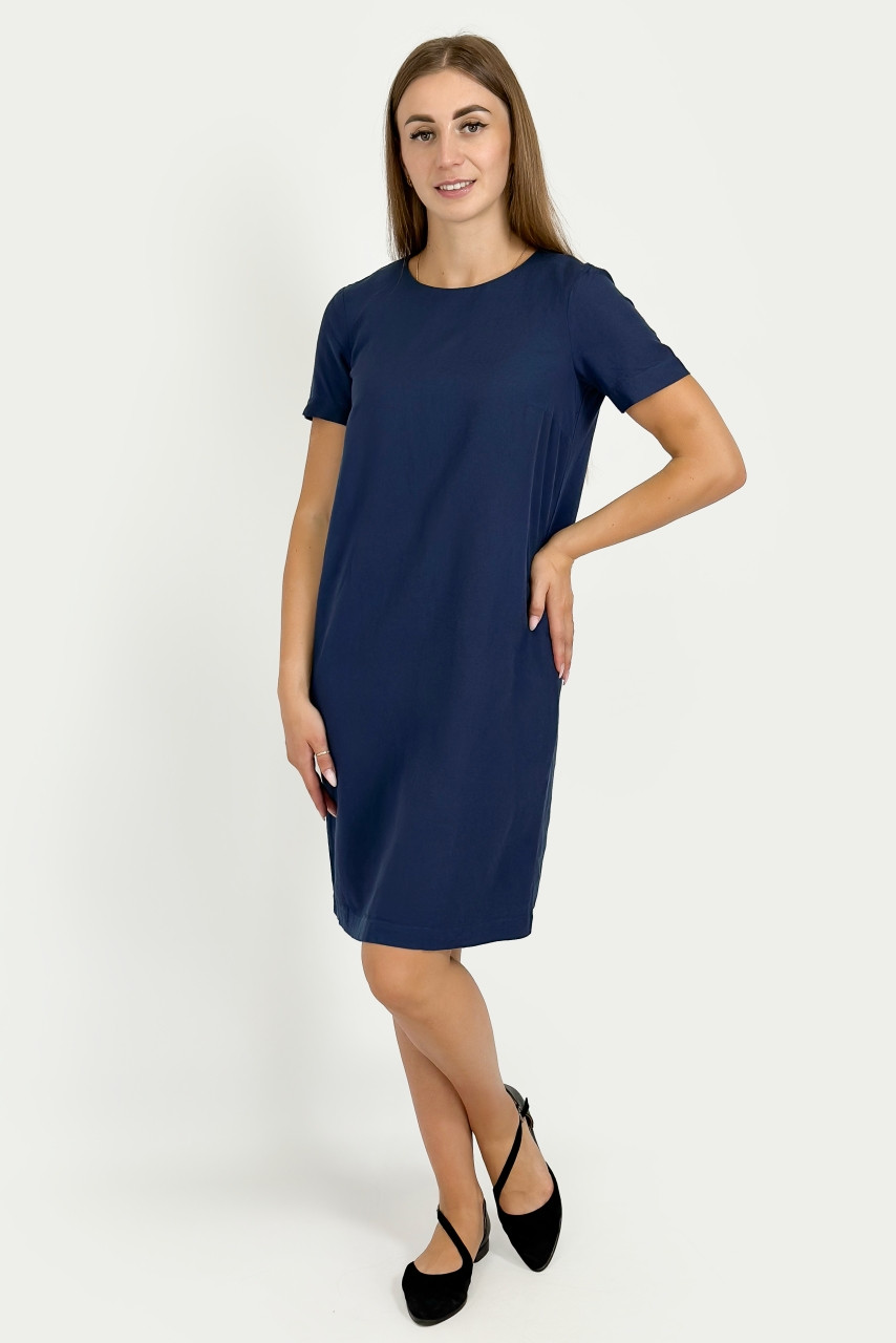 Літня сукня міді Finn Flare FSC110214-101 темно-синя S