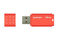 Флеш-накопитель USB3.0 64GB GOODRAM UME3 Orange (UME3-0640O0R11) Sava Family